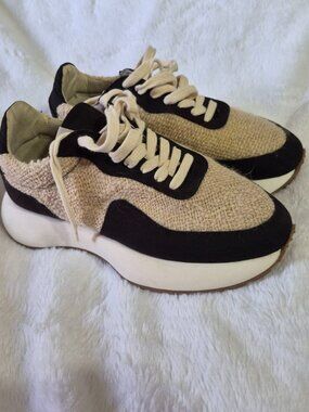 Good News Kook Ombre Natural Woven Texture Sneakers - Size EU 41 / US W10